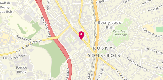 Plan de Jean Louis David, 30 Rue du Général Gallieni, 93110 Rosny-sous-Bois
