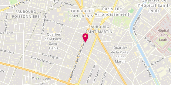 Plan de Sion Coiffure, 48 Boulevard de Strasbourg, 75010 Paris