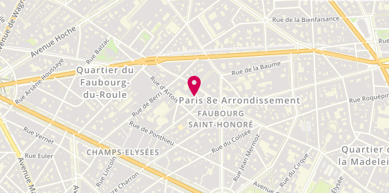 Plan de F P Extension, 133 Rue du Faubourg Saint Honore, 75008 Paris
