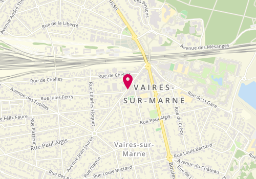 Plan de Club Coiffure, 23 Avenue Jean Jaurès, 77360 Vaires-sur-Marne