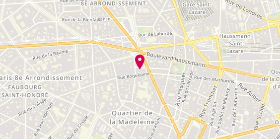 Plan de AUGUSTIN Patrick, 23 Rue Lavoisier, 75008 Paris