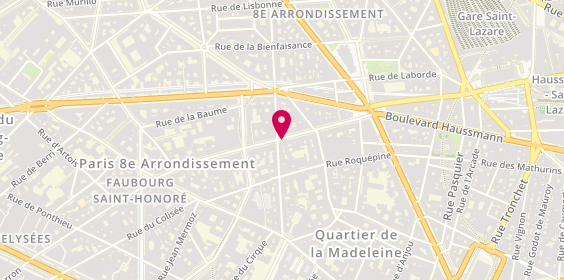 Plan de Romain Colors, 27 Rue la Boétie, 75008 Paris