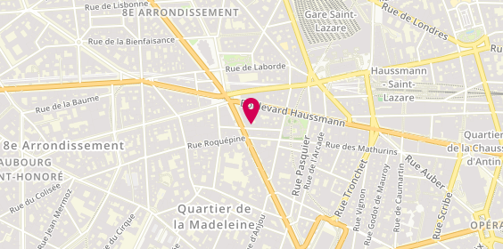 Plan de Coif Image, 12 Rue Lavoisier, 75008 Paris