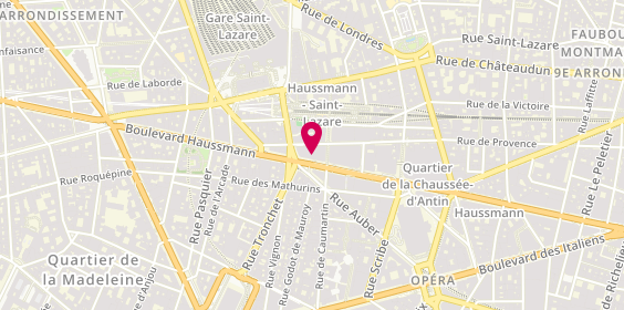Plan de Coiffirst Coupole, 64 Boulevard Haussmann, 75009 Paris