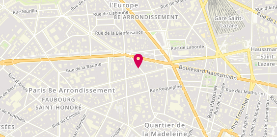 Plan de Gallery Nails, 3 Rue d'Argenson, 75008 Paris