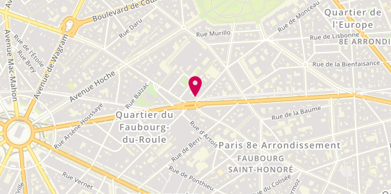Plan de Barberskin, 3 Rue de Monceau, 75008 Paris