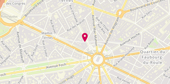 Plan de En Privé, 7 avenue Carnot, 75017 Paris