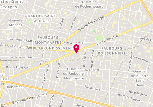 Plan de Atelier 13, 13 Rue Cadet, 75009 Paris