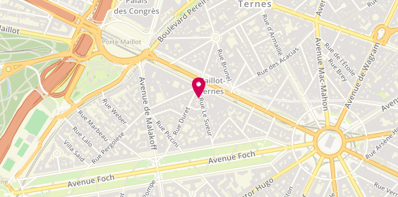 Plan de Studio Adakou, 23 Rue le Sueur, 75116 Paris