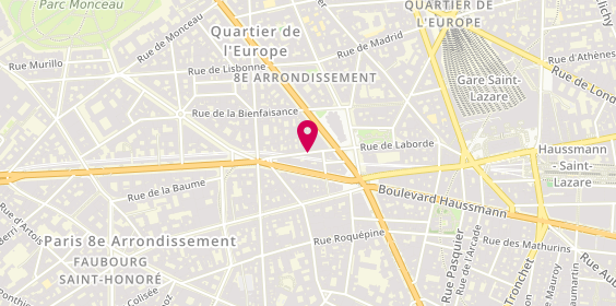 Plan de Raphael Perrier 8, 47 Rue de Laborde, 75008 Paris