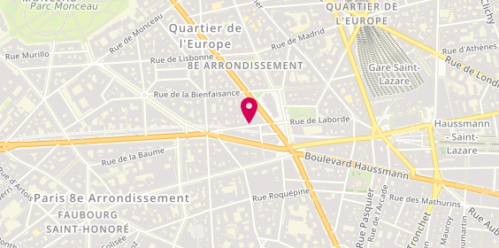 Plan de Atelier Remy Extensions, 30 Rue Laborde, 75008 Paris