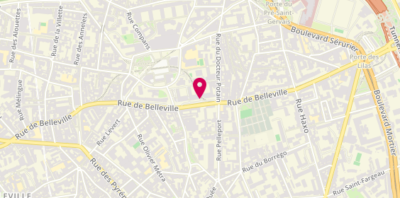 Plan de Tifs des Annees Folle, 239 Rue de Belleville, 75019 Paris