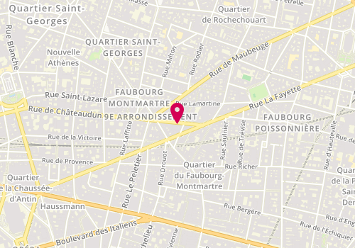 Plan de Yescut, 5 Rue de Châteaudun, 75009 Paris