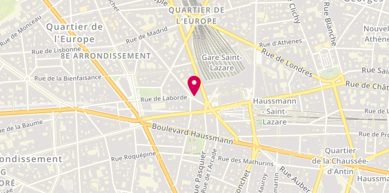 Plan de Sable d'Or, 8 Rue du Rocher, 75008 Paris