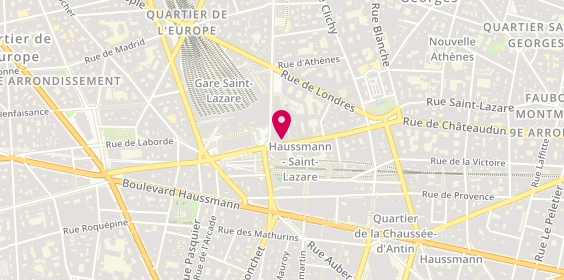 Plan de Joffo Saint Lazare, 102 Rue Saint-Lazare, 75009 Paris