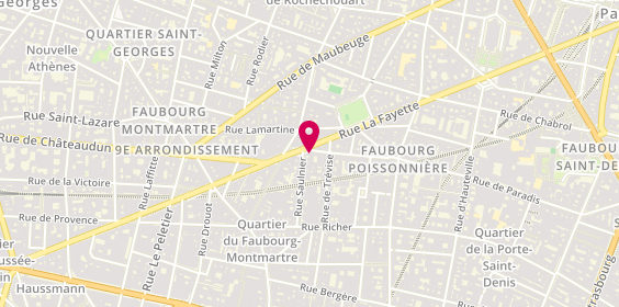 Plan de Coiffure Modishnm, 29 Rue Bleue, 75009 Paris
