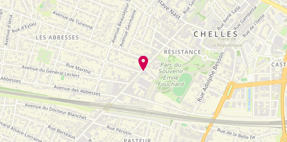 Plan de Newbians, 45 avenue de la Résistance, 77500 Chelles