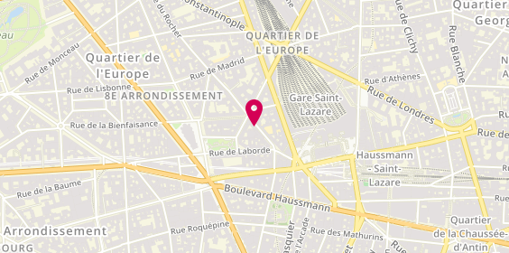 Plan de WILLERVAL Philippe, 23 Rue du Rocher, 75008 Paris