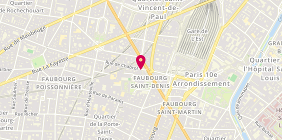 Plan de Tchip Coiffure, 7 Rue de Chabrol, 75010 Paris