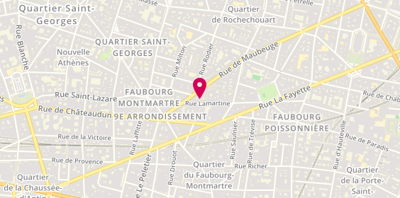 Plan de Home Hair, 24 Rue Lamartine, 75009 Paris