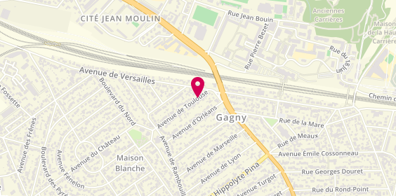 Plan de ROTH Adeline, 9 Avenue de Toulouse, 93220 Gagny
