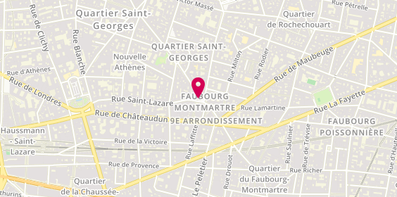Plan de Franck Provost, 2 Rue Saint-Lazare, 75009 Paris