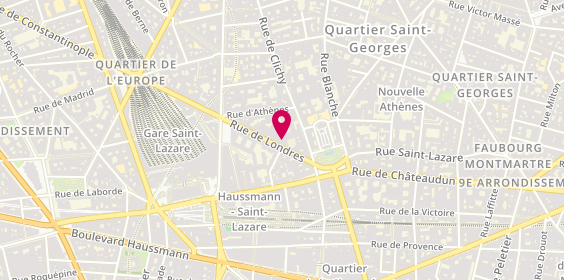 Plan de Petit O Sola, 12 Bis Rue de Londres, 75009 Paris