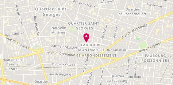 Plan de Maestro barber, 7 Rue Notre Dame de Lorette, 75009 Paris