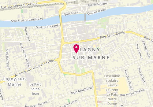 Plan de Men'Styl, 4 Rue des Lions, 77400 Lagny-sur-Marne