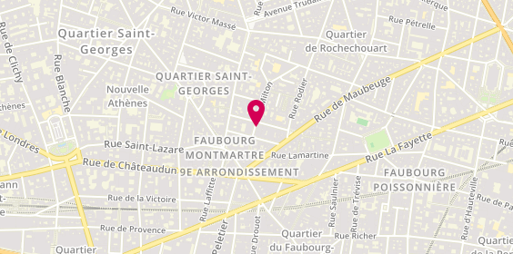 Plan de Quatro, 10 Rue Milton 9 Rue Choron, 75009 Paris
