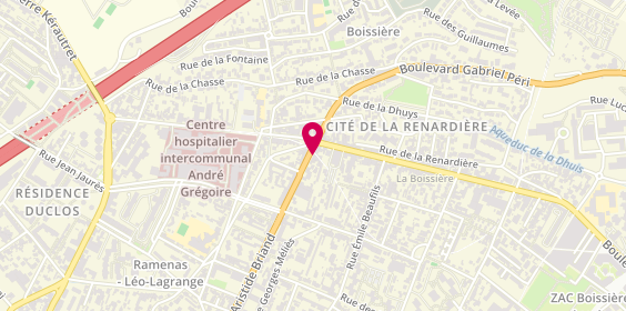 Plan de Coiffure Briand, 245-247 Boulevard Aristide Briand 245-247, 93100 Montreuil