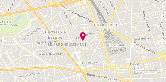 Plan de Stéphane Crocos, 45 Rue du Rocher, 75008 Paris