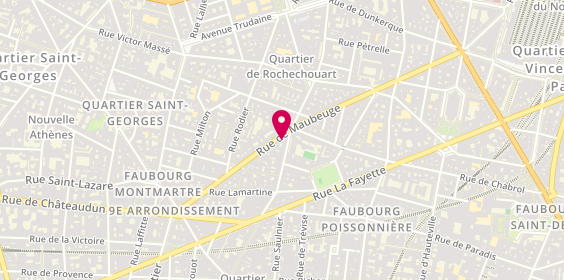 Plan de Hana Lys, 44 Rue de Maubeuge, 75009 Paris