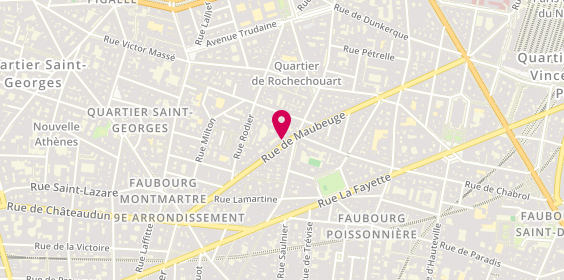 Plan de Curl By Sl Paris, 29 Rue Maubeuge, 75009 Paris