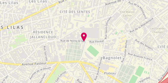 Plan de Consuello Beauté, 328 Rue de Noisy-Le-Sec, 93170 Bagnolet
