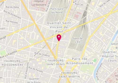 Plan de Mina Tresse Coiffure, 150 Rue du Fbg Saint Denis, 75010 Paris