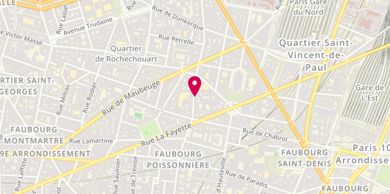 Plan de CF Coiffure, 98 Rue du Faubourg Poissonnière, 75010 Paris