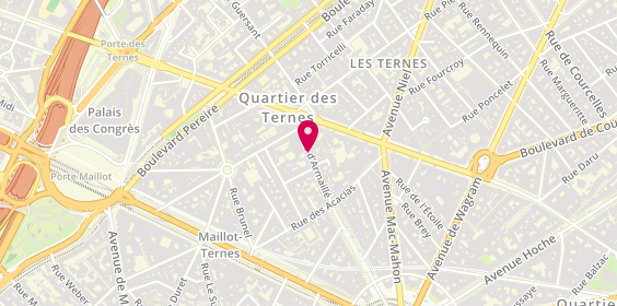 Plan de Ags Coiffure, 21 Rue d'Armaillé, 75017 Paris