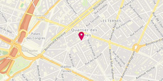 Plan de DC Barbershop, 10 Rue Saint-Ferdinand, 75017 Paris
