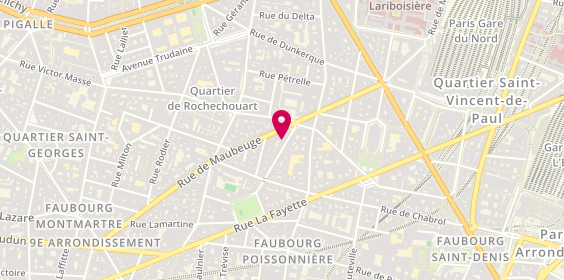 Plan de ÉOS Beauty Center, 27 Rue Pierre Semard, 75009 Paris