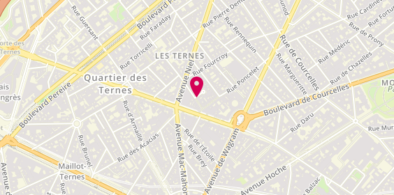 Plan de Franck Provost, 6 Rue Bayen, 75017 Paris