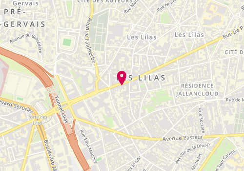 Plan de Dd-Ndiaye, 74 Rue de Paris, 93260 Les Lilas