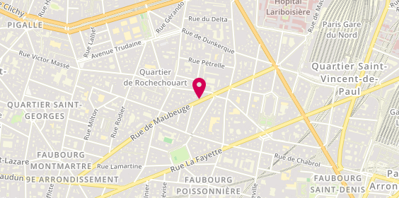 Plan de SINTRIDOU Tatiana, 55 Rue Maubeuge, 75009 Paris