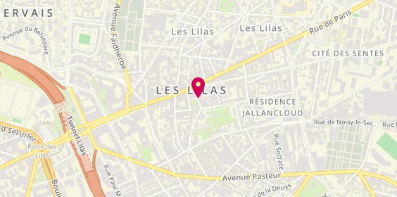 Plan de BELHASSEN Gladys, 15 Rue Jean Poulmarch, 93260 Les Lilas