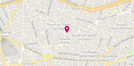 Plan de Audinos Fa, 22 Rue la Bruyère, 75009 Paris