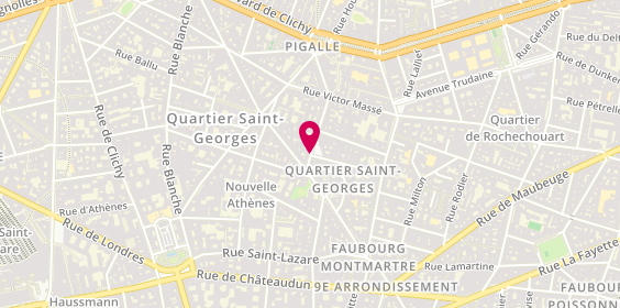 Plan de Jean Paco Coiffure, 3 Rue Henry Monnier, 75009 Paris