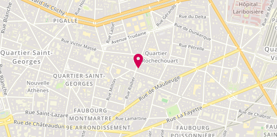 Plan de Nouvelle Scène, 40 Rue Rodier, 75009 Paris