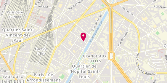 Plan de Black & Red, 3 Rue Alexandre Parodi, 75010 Paris