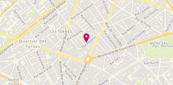 Plan de Jean Louis David, 29 Rue Poncelet, 75017 Paris