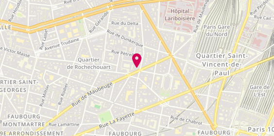 Plan de Pierre Yves Lila, 65 Rue de Maubeuge, 75009 Paris